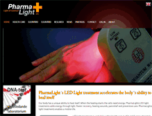 Tablet Screenshot of pharmalight.eu